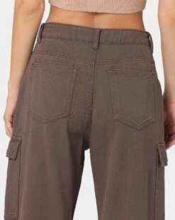 XXIII Women's Poppy Wide Leg Cargo Pants Brown 21 XXIII Women's Poppy Wide Leg Cargo Pants Brown -Culture Kings 03008678 YX300 womens 0080