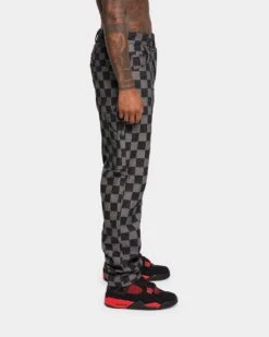 XXIII Checker Board Denim Jeans Black -Culture Kings 03008750 YB001 mens 0040