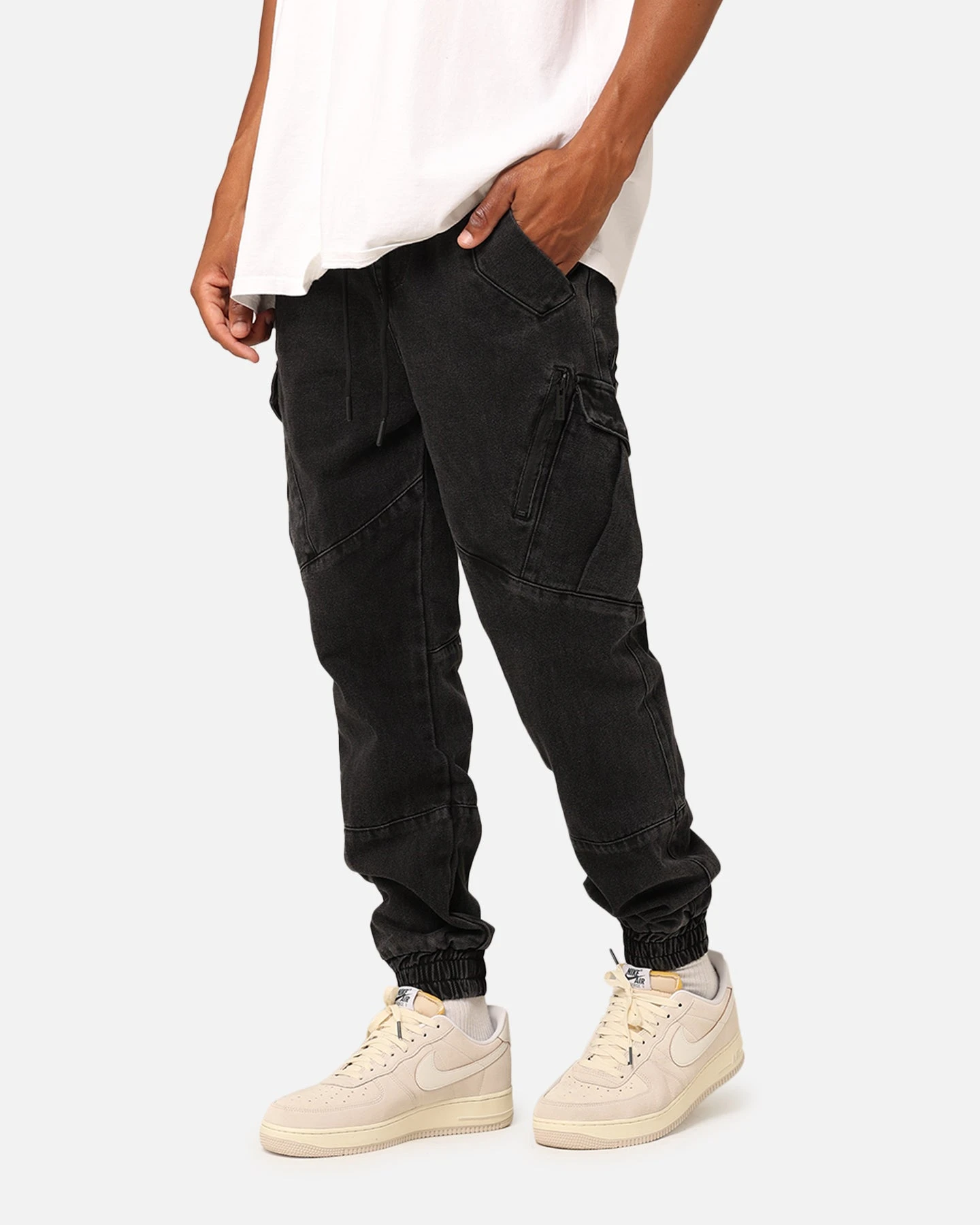Carre Evolution XL Denim Cargo Jogger Wash Black 4 Carre Evolution XL Denim Cargo Jogger Wash Black - Image 2