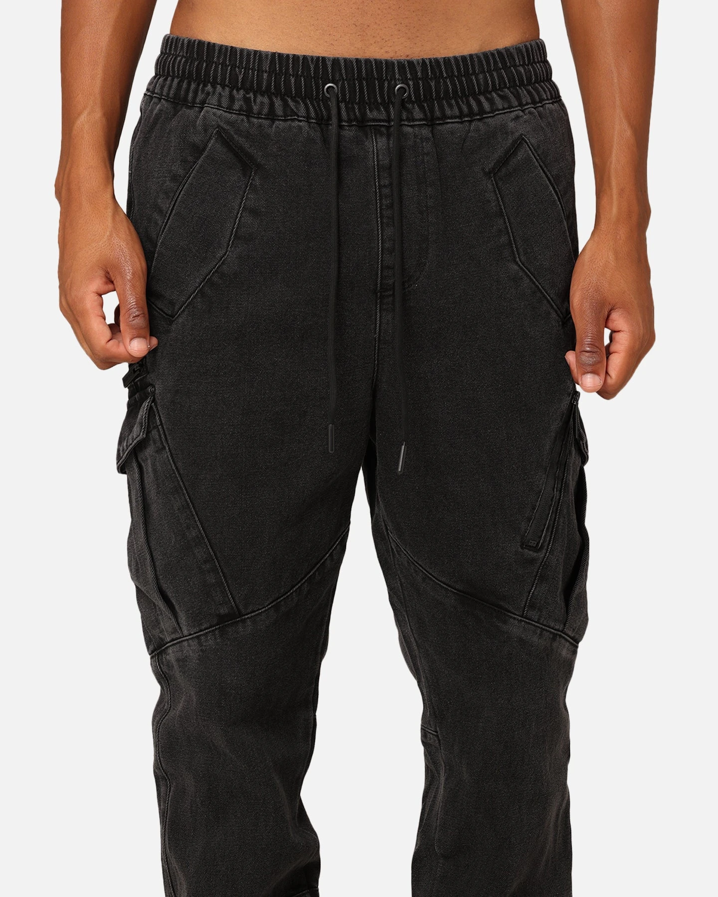 Carre Evolution XL Denim Cargo Jogger Wash Black 10 Carre Evolution XL Denim Cargo Jogger Wash Black - Image 8