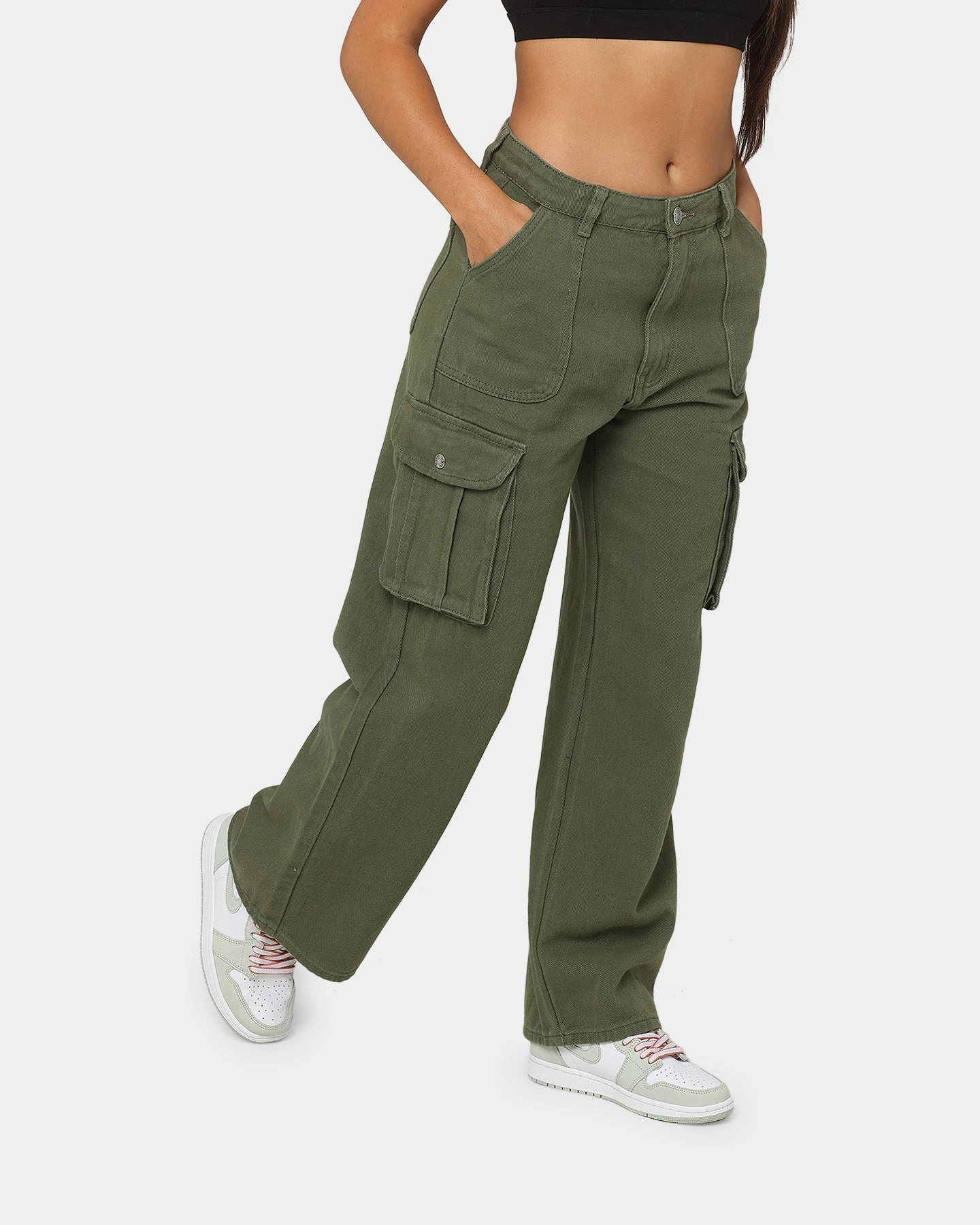 XXIII Women's Nuray Cargo Pants Khaki 8 XXIII Women's Nuray Cargo Pants Khaki - Image 6
