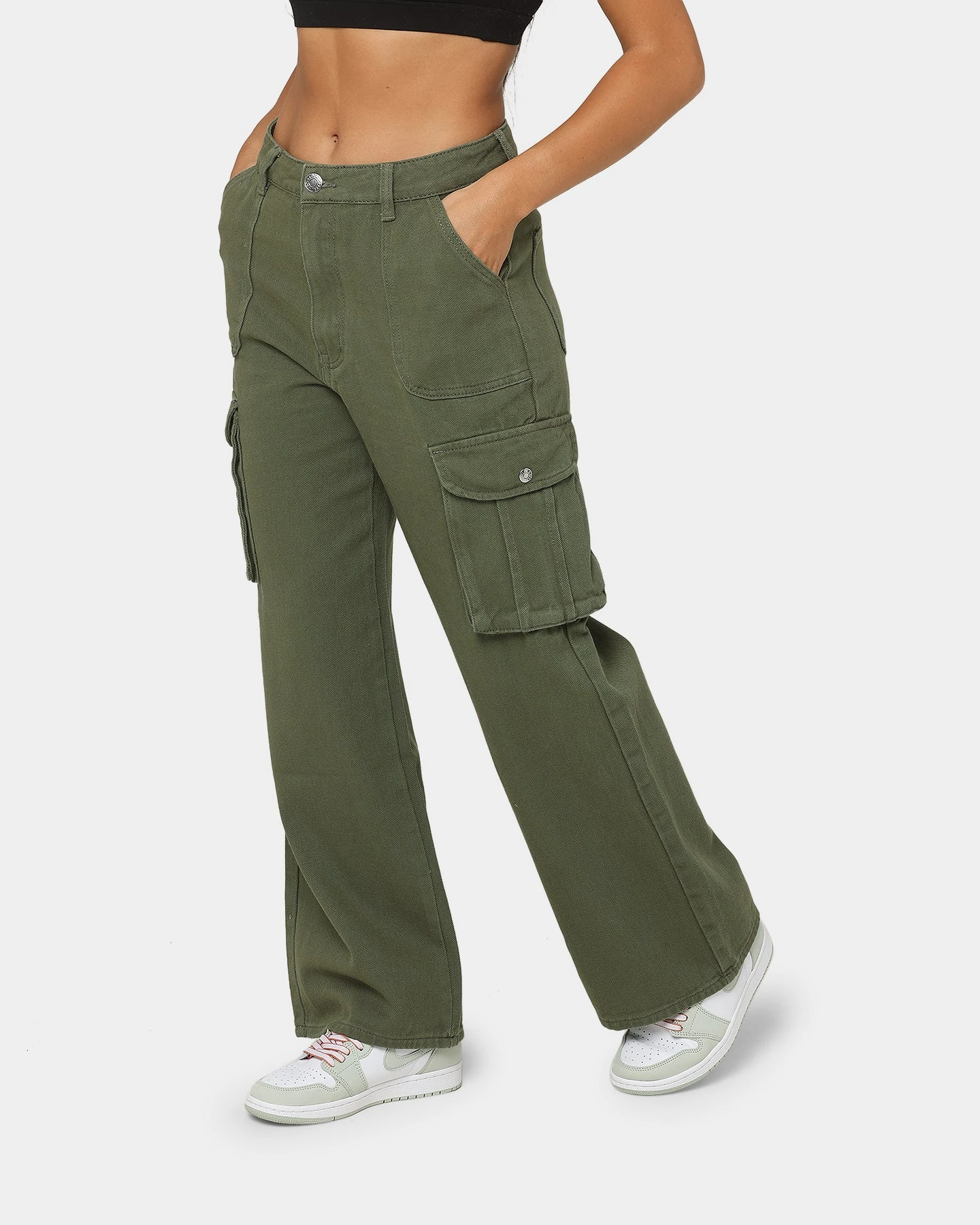 XXIII Women's Nuray Cargo Pants Khaki 9 XXIII Women's Nuray Cargo Pants Khaki - Image 7