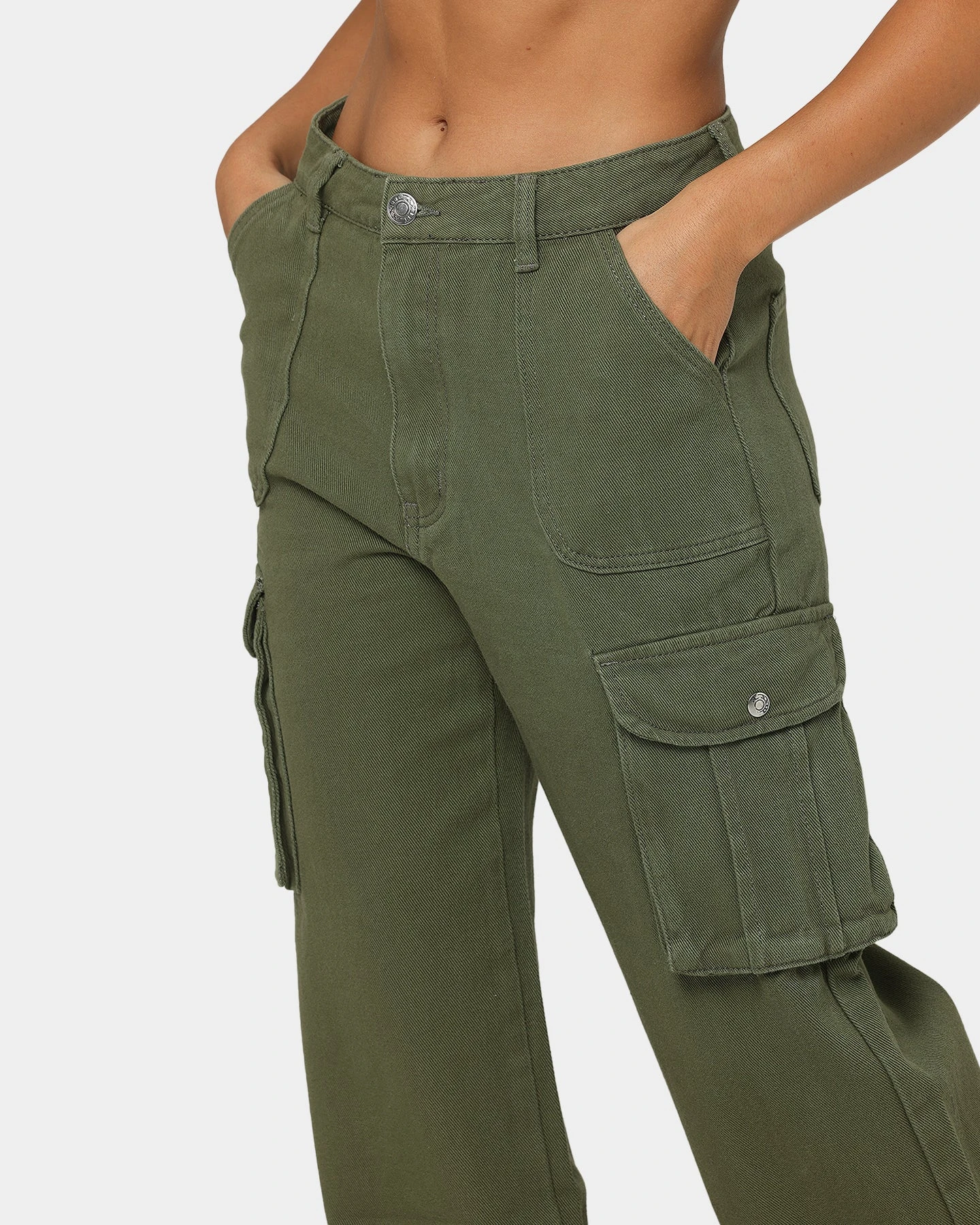 XXIII Women's Nuray Cargo Pants Khaki 10 XXIII Women's Nuray Cargo Pants Khaki - Image 8