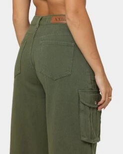 XXIII Women's Nuray Cargo Pants Khaki 19 XXIII Women's Nuray Cargo Pants Khaki -Culture Kings 03009071 YK001 womens 0080