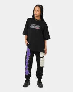 Loiter Sunchyme Track Pants Black -Culture Kings 03009282 YB001 womens 0020