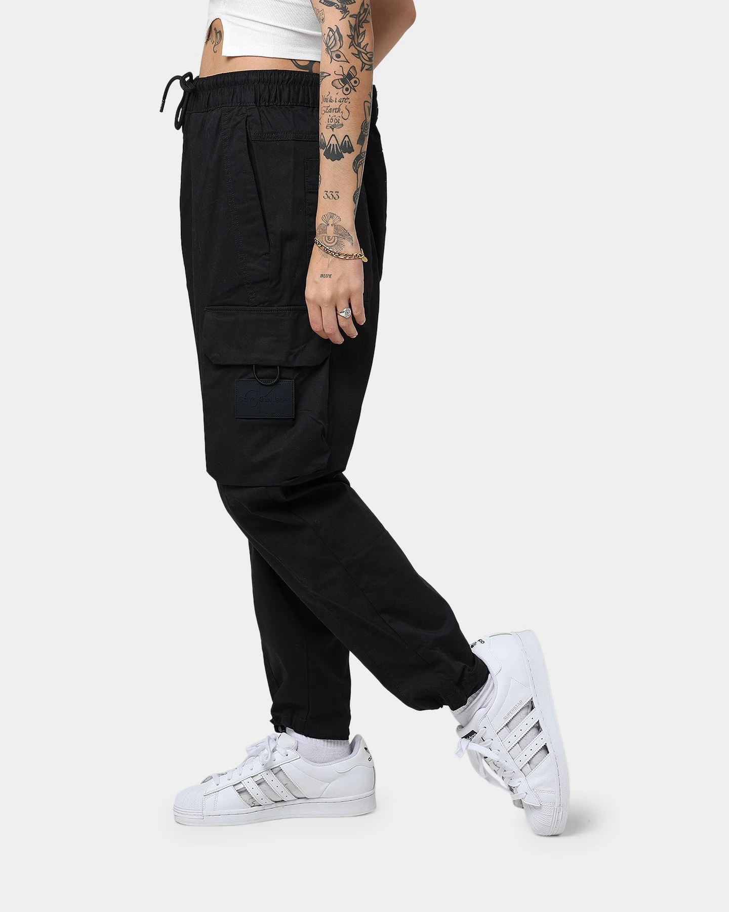 Calvin Klein Seasonal Washed Cargo Pants Ck Black 8 Calvin Klein Seasonal Washed Cargo Pants Ck Black - Image 6