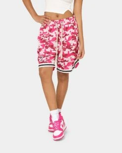 Goat Crew Camo Shorts Pink