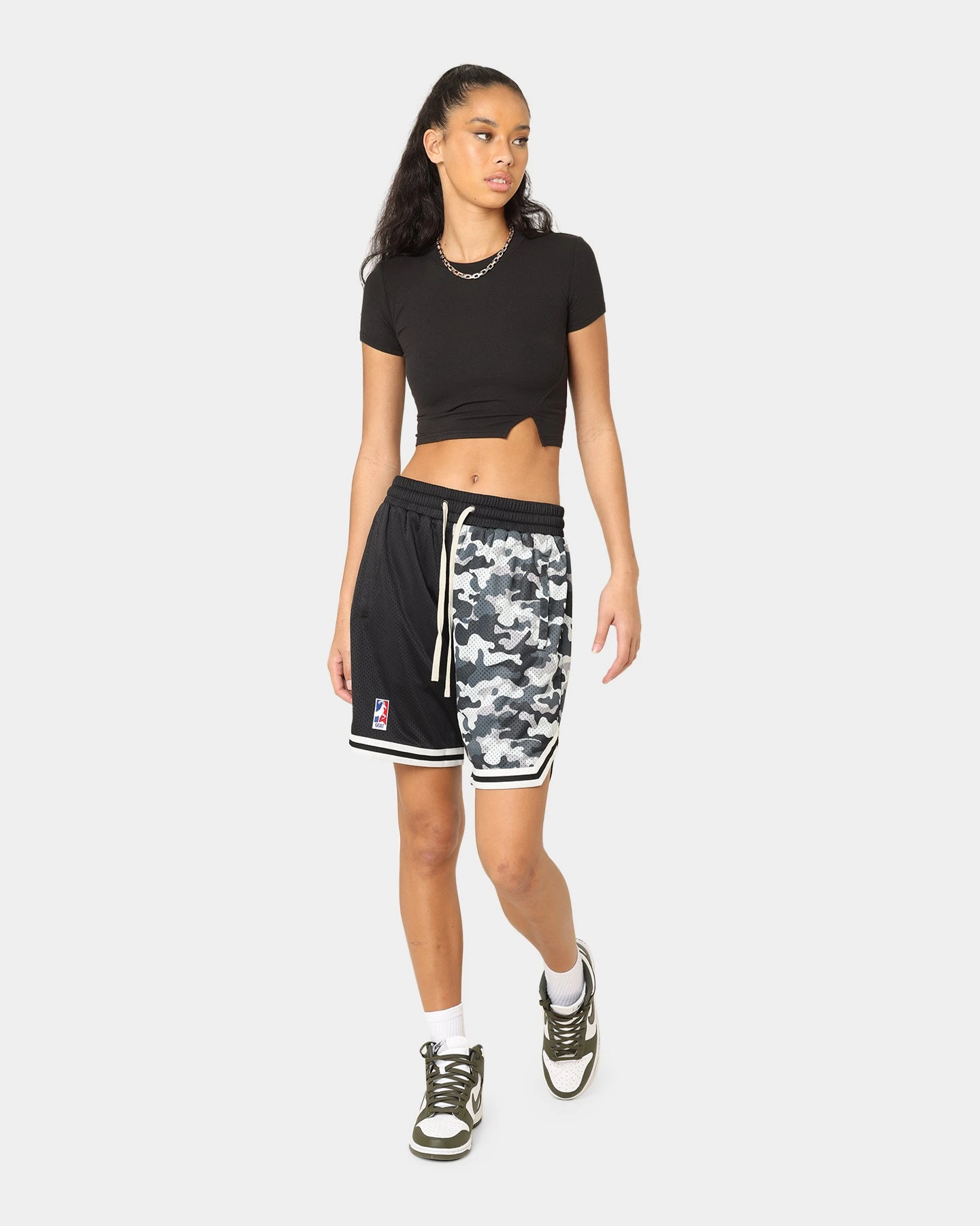Goat Crew Half Camo Shorts Black/Black 4 Goat Crew Half Camo Shorts Black/Black - Image 2