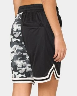 Goat Crew Half Camo Shorts Black/Black 18 Goat Crew Half Camo Shorts Black/Black -Culture Kings 03009567 YB015 womens 0080