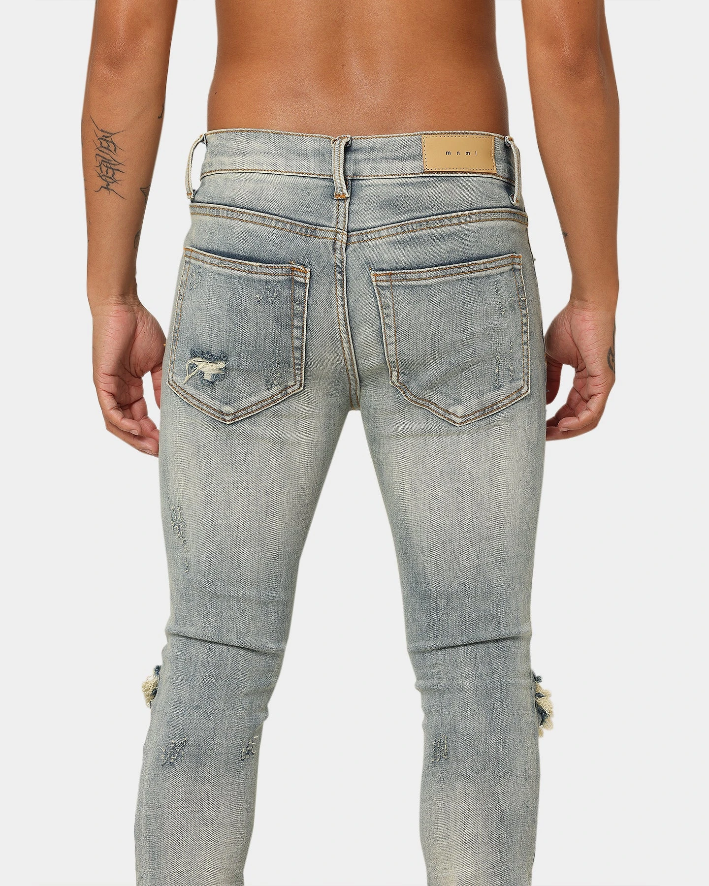 MNML X162 Stretch Denim Jeans Blue 10 MNML X162 Stretch Denim Jeans Blue - Image 8