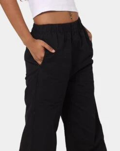 X-Girl Women's Easy Straight Pant Black -Culture Kings 03009616 YB001 womens 0030