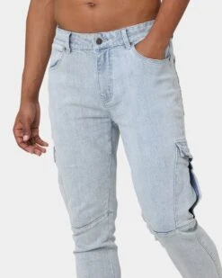 Carré Evolution Cargo Jeans Vintage Blue -Culture Kings 03009933 YX561 mens 0070