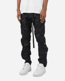 MNML Straight Snap Zipper II Cargo Pants Black -Culture Kings 03009945 YB001 mens 0020