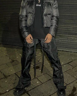 MNML Straight Snap Zipper II Cargo Pants Black -Culture Kings 03009945 YB001 mens 0025