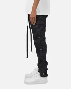 MNML Straight Snap Zipper II Cargo Pants Black -Culture Kings 03009945 YB001 mens 0030