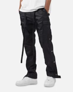 MNML Straight Snap Zipper II Cargo Pants Black -Culture Kings 03009945 YB001 mens 0050