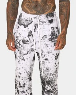 Saint Morta Acid Sweatpants White/Grey/Black -Culture Kings 03010639 YW164 mens 0070