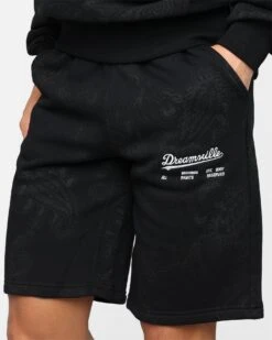 Dreamville Records Sweatshorts Black -Culture Kings 03010773 YB001 mens 0060