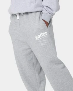 Loiter Art Studio Trackpants Grey -Culture Kings 03010838 YQ001 mens 0040