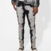 Saint Morta Splat Jeans Black/Grey -Culture Kings 03010866 YB006 mens 010