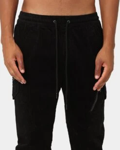 Carre Cord Evolution XL Cargo Jogger Black 17 Carre Cord Evolution XL Cargo Jogger Black -Culture Kings 03010913 YB001 mens 0070