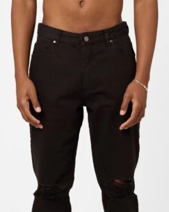 Carre Daily Distressed Jeans Black 16 Carre Daily Distressed Jeans Black -Culture Kings 03011155 YB001 mens 0070