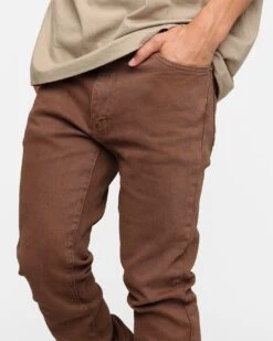 MNML X491 Convertible Skinny Denim Jeans Brown 16 MNML X491 Convertible Skinny Denim Jeans Brown -Culture Kings 03011290 YX300 default 060