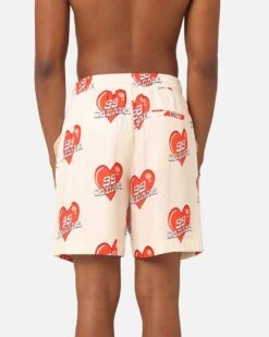 99 Cabana Roaming Hearts Shorts Off White/Red 17 99 Cabana Roaming Hearts Shorts Off White/Red -Culture Kings 03011302 YO242 mens 0080
