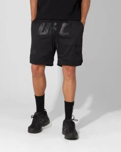 Saint Morta X UFC Basketball Shorts Black