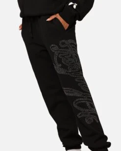 Playboy By Culture Kings Shyne Track Pants Black -Culture Kings 03011451 YB001 womens 0040