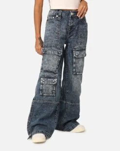 True Religion Women's Jessie Baggy Cargo Big T Jeans Sensation -Culture Kings 03011587 YS803 womens 0050