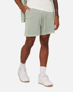 XXIII Zyair Knit Rib Shorts Sage -Culture Kings 03011617 YS227 mens 00050