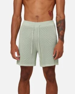 XXIII Zyair Knit Rib Shorts Sage -Culture Kings 03011617 YS227 mens 00070