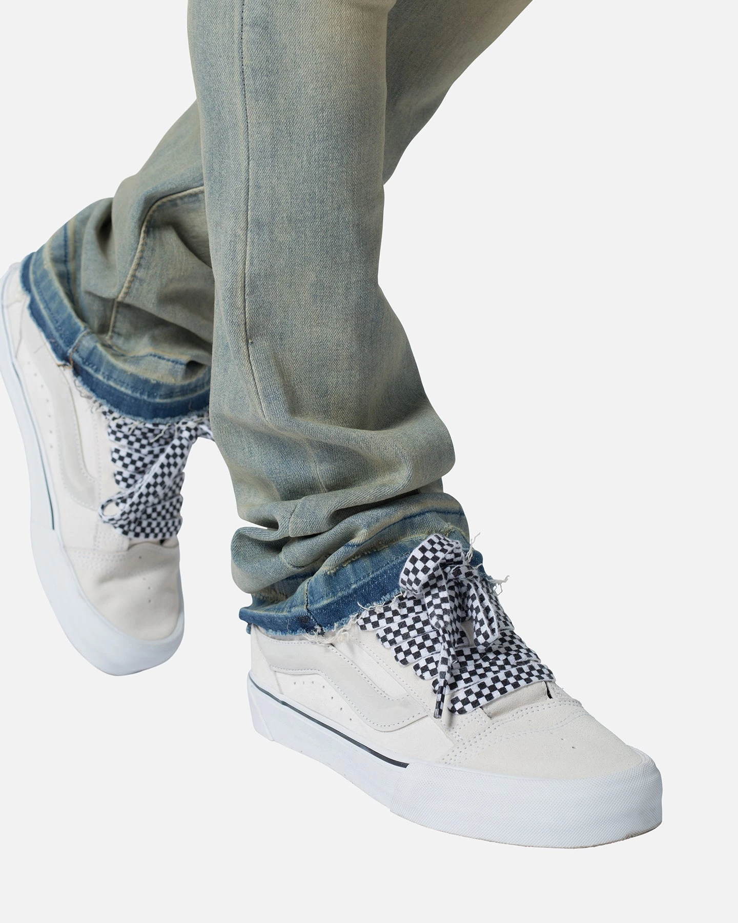 MNML X514 Skinny Stacked Denim Jeans Vintage Blue 9 MNML X514 Skinny Stacked Denim Jeans Vintage Blue - Image 7