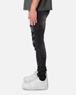 MNML X539 Skinny Denim Jeans Black -Culture Kings 03011839 YB001 mens 0030