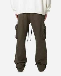 MNML Drawcord Flare Cargo Pants Olive -Culture Kings 03011860 YO100 mens 0040
