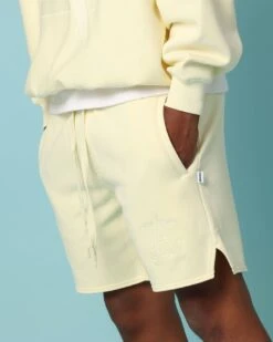 Carré Academy Sweat Shorts Yellow -Culture Kings 03011880 YY001 mens 000040