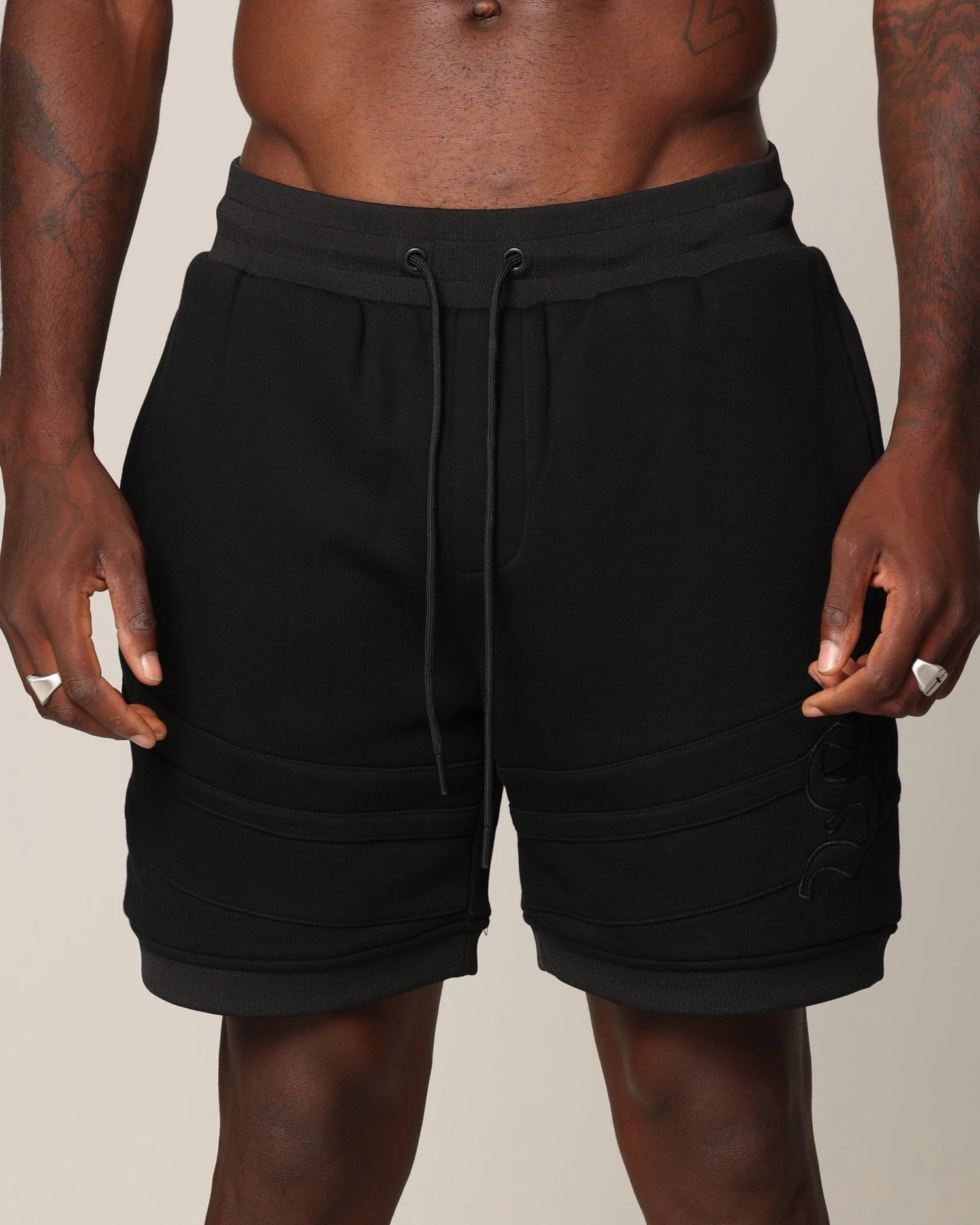 Saint Morta Homebase Fleece Shorts Black 9 Saint Morta Homebase Fleece Shorts Black - Image 7