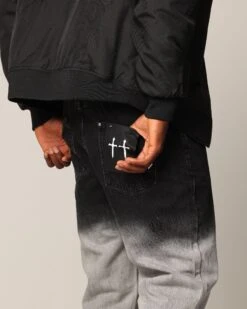 Saint Morta Acid Rain Psykhe Jeans Black Acid Rain -Culture Kings 03012004 YE180 mens 0000030