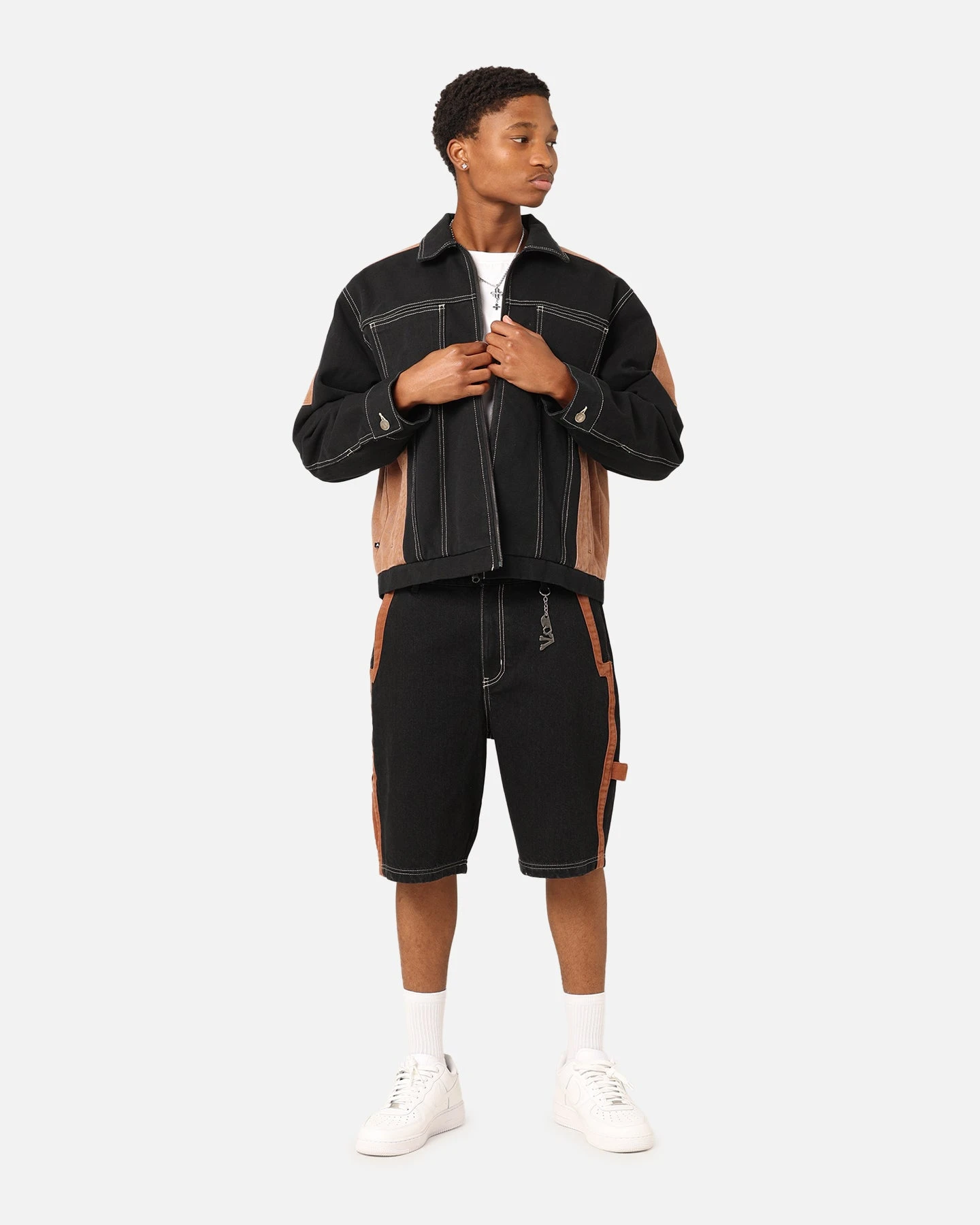 Saint Morta Rodeo Denim Shorts Black 10 Saint Morta Rodeo Denim Shorts Black - Image 8