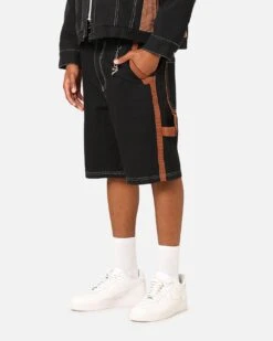 Saint Morta Rodeo Denim Shorts Black 15 Saint Morta Rodeo Denim Shorts Black -Culture Kings 03012005 YB001 mens 00060