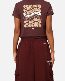 Mitchell & Ness Women's Chicago Bulls Wavey Text Cargo Pants Fudge 18 Mitchell & Ness Women's Chicago Bulls Wavey Text Cargo Pants Fudge -Culture Kings 03012013 YF161 womens 0080