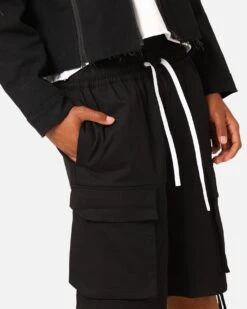 Saint Morta Dept Cargo Shorts Black -Culture Kings 03012033 YB001 mens 00030