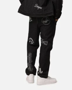 Majestic Athletic Los Angeles Dodgers Etched Denim Jeans Washed Black Denim 14 Majestic Athletic Los Angeles Dodgers Etched Denim Jeans Washed Black Denim -Culture Kings 03012055 YX692 mens 00050