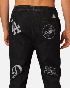 Majestic Athletic Los Angeles Dodgers Etched Denim Jeans Washed Black Denim 17 Majestic Athletic Los Angeles Dodgers Etched Denim Jeans Washed Black Denim -Culture Kings 03012055 YX692 mens 00080