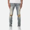 MNML X560 Skinny Glitter Denim Jeans Blue 2 MNML X560 Skinny Glitter Denim Jeans Blue -Culture Kings 03012087 YX001 mens 0010