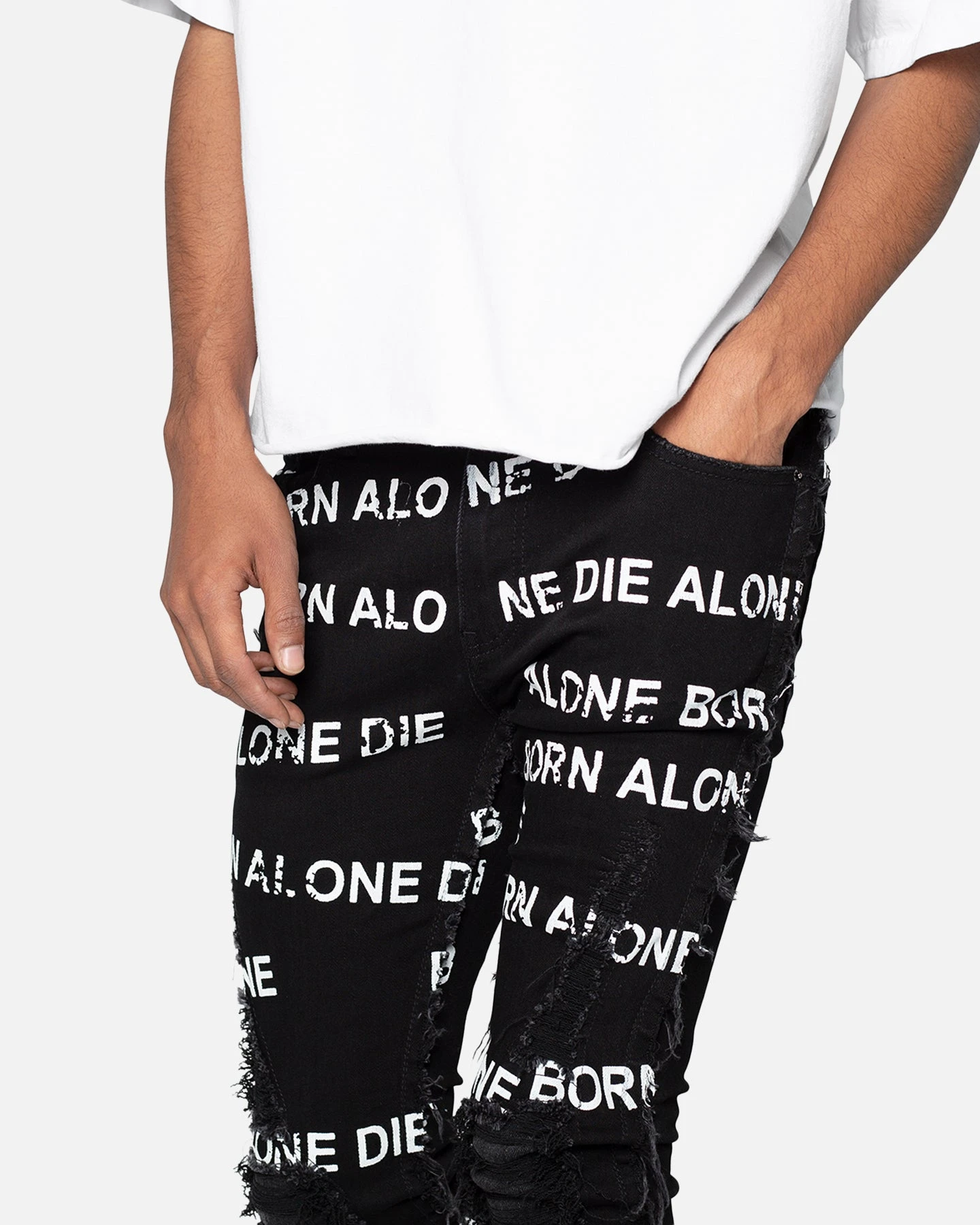 MNML X563 Skinny Creek Denim Jeans Black 7 MNML X563 Skinny Creek Denim Jeans Black - Image 5