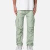 MNML Crinkle Cargo Pants Green -Culture Kings 03012114 YG600 mens 0010