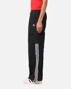 Adidas Women's 3-Stripe Cargo Pants Black -Culture Kings 03012192 YB001 womens 00060