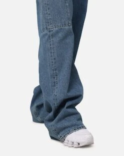 Calvin Klein 90's Loose Cargo Jeans Stone Mid Blue -Culture Kings 03012228 YS862 womens 00030